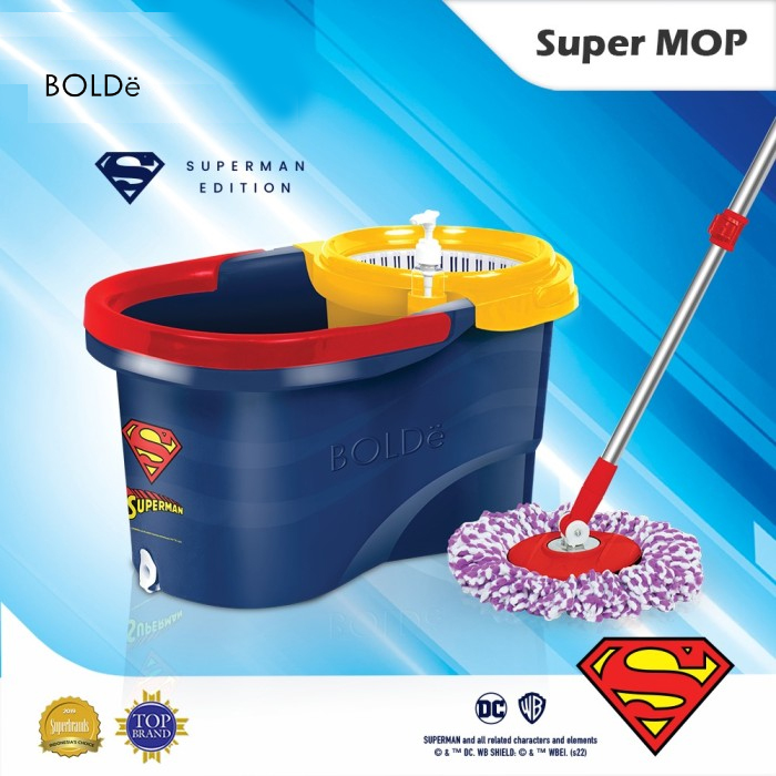 Bolde Super MOP Alat Pel Lantai Superman Edition